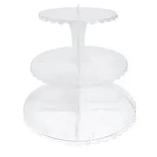 Suporte Porta Doces e Balas com Piruliteiro 3 Andares Cupcake