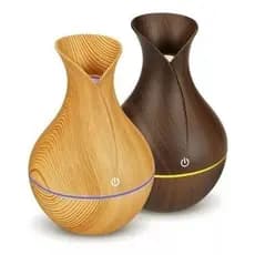Umidificador De Ar E Aromatizador Vaso Ambiente Purificador Abajur Difusor De Aromas USB Portátil