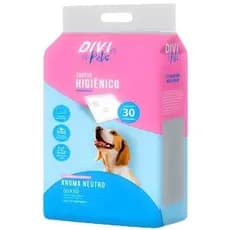 Tapete Higiênico DIVI pets 6 Camadas Descartável 30 Unidades para caes e gatos