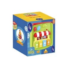 Brinquedo Super Cubo Musical Interativo Multifuncional para Bebês - REGISTRO INMETRO