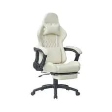 Cadeira Gamer Creed Creme e Laranja
