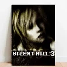 Quadro Placas Decorativas Poster geek Silent Hill Video Games 03