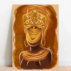 Quadro Placa decorativa Oxum Orixá Umbanda Candomblé Rainha das Águas Doces 010