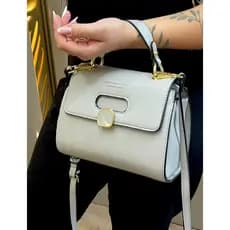 Bolsa Feminina Veryrio Carteiro Alça de Mão e Transversal Ideal Dia Dia