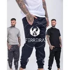 Kit 3 Calças Masculina Jogger Malha Maleável e Resistente Tendencia Academia e Moda Casual