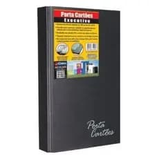 Porta Cartão De Visita Com Índice 400und Chies Preto 1408-0