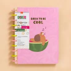 Caderno Disco Inteligente Capivara Universitário 80 Folhas 11 Discos Capa Dura A4 BRW