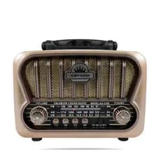 Rádio Retrô Vintage Portátil Caixa de Som Bluetooth - KA-3180