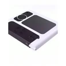 Mesa Articulada Dobravel P/ Notebook Com Cooler Sofa Cama Cor Aleatorio