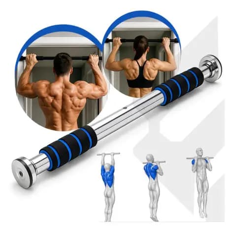 Barra Multifuncional para Porta Barra de Exercícios Uso Doméstico Manual