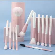KIT 12 Pincéis De Maquiagem Esfumar Contorno Profissional - pronto entregaliligirlgirl