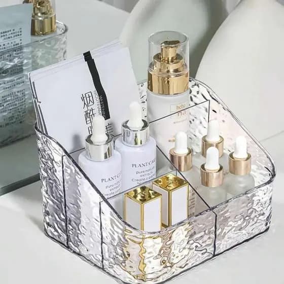 Porta Maquiagem Organizador De Acrílico Batom Cosméticos Make Multiuso