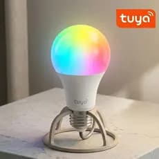 Lâmpada Inteligente Colorida RGB E27 WiFi com App Tuya Alexa e Google Home 15 Watts