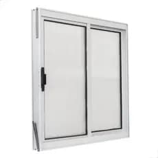 Janela de Aluminio 2 Folhas Vitro Grande 80x80 com Policarbonato- Machado Portas e Janelas