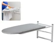 Tabua Mesa De Passar Roupa  De Parede Articulada Em Aço e Pintura Anticorrosiva