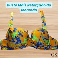 Sutiã de Biquíni do P ao Plus Size Com Reforço Avulso Com Bojo e Aro