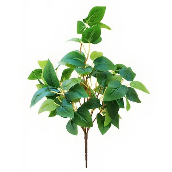 Folhagem Artificial Planta Jiboia 5 Galhos 78 Folhas Decoração Casa Jardim