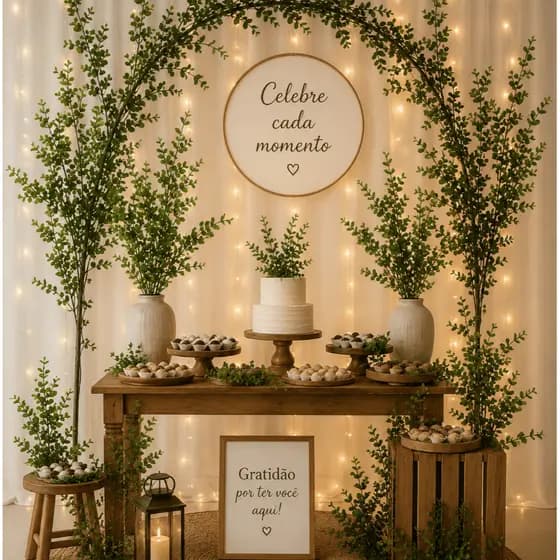 Plantas Artificiais Bambu Kit 12 Galhos Folhagem Verde Decoração Parede Arranjo Floral