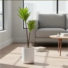 Planta Artificial Yucca 95cm Decoração Sala Jardim Casa Sem vaso