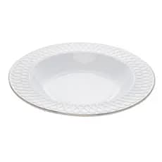 Prato Fundo Royale com Fio de Ouro 21,5cm Opalino - Wolff