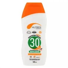 Protetor Solar Nutriex FPS 30 com Repelente | Corporal | Resistente à Água | 120ml