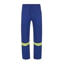Calça EPI Risco 2 Azul Royal | Proteção Profissional, Trabalho, Segurança CA-48513