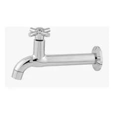 Torneira Para Jardim Tanque Quintal  Lavanderia Luxo Com Bico De 3/4 ABS Cromado