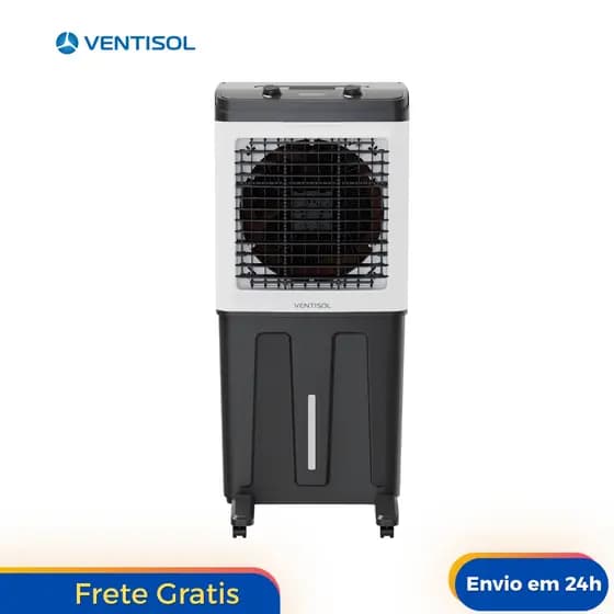 Climatizador Umidificador de ar Frio 80L Ventisol Turbo Filtro Colmeia