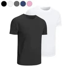 Kit 2 Camisetas Dry Fit Masculina Lisa Casual Treino Academia Esportes Exercícios Corrida