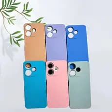 Para Redmi 12 4G 13 4G 14C 4G NOTE 7 NOTE 9 NOTE 9S Alta qualidade Capa de Telefone de Silicone com Proteção de Lente