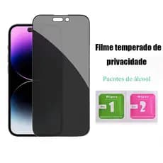 Para iphone 13 14 15 Plus 14 15 16 ProMax Alta qualidade Filme temperado de privacidade anti-queda