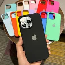 Para iPhone16 16Pro 16Plus 16ProMax Capa de Telefone de Silicone Líquido Simples à Prova de Quedas