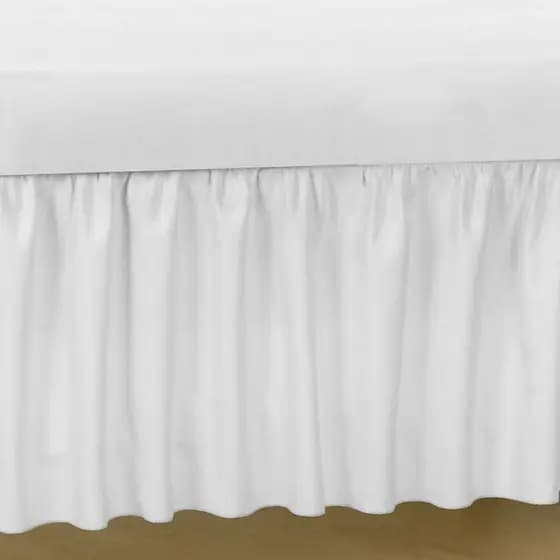 Saia Para Berço Americano 100% Algodão - Branco