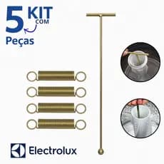 Chave T 10mm Longa para Agitador Electrolux Lm 62cm + Conjunto de 4 Molas