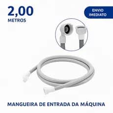 Mangueira Entrada Agua Máquina de Lavar, Lavadora Brastemp, Eletrolux, Consul, LG, Universal