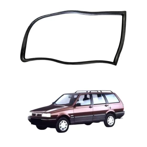 Borracha Da Janela Lateral Fixa Fiat Elba 2 Portas
