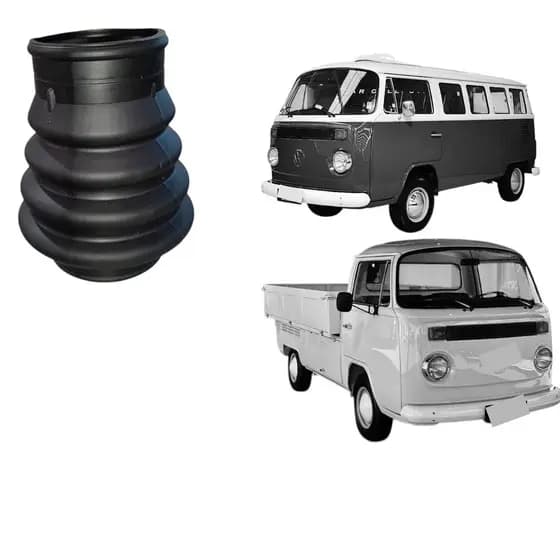 Sanfona Filtro De Ar Santoprene Vw Clipper 76/97 Alcool Gas