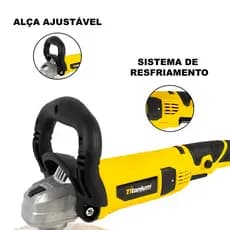 Politriz Profissional 180mm 1200W - 220V – Titanium Platina