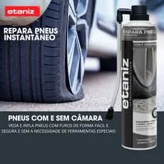 Sos Spray Reparador Instantâneo Furo Pneu Bike Moto Etaniz 400ml