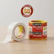 FITA CREPE MASK 48MM X 50MT - 2 UN - ADELBRAS