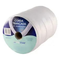Corda Pp Seda Trançada 5mm 356m Branca Riomar Branco