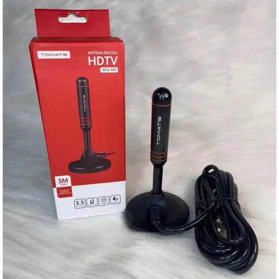 Antena Digital HDTV Para TV Interna/Externa Samsung LG de Cabo A Prova D'Água Chuva 4.0 dbi