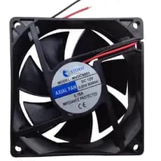 MICROVENTILADOR 80X80X25MM / 12V
