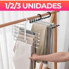 1/2/3 Cabide Para Calças Roupas Multiuso Reforçado Adulto Saias Camisetas