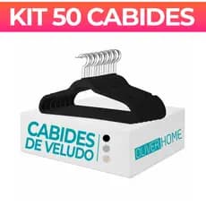 Kit 50 Cabides Veludo Para Roupas Adulto Unidades Fino Resistente