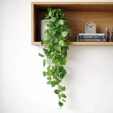 Planta Artificial 110CM Pendente Realista Folhagem Verde Plástico Pendurada Caída Jardim Decoração