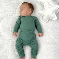 Kit/Conjunto Bebê Pagão 1 Body Infantil e 1 Calça Mijão Canelado RN ao G 100% Algodão Antialérgico