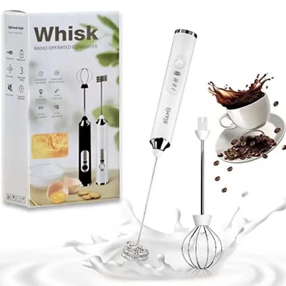Mixer Batedor Misturador Mixer Elétrico Para Bebidas Leite Café Clara de Ovos Envio Imediato!!!