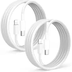 Kit 2 Cabos iphone tipo c Para Iphone 6 7 8 X Xr Xs 11 12 13 14 Pro Max Turbo Cabo Blindado e Resistente