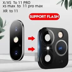 Adesivos De Câmera Para iPhone 11 X Xr Xs Max 11 Pro Pode Mudar O Modelo De Telefone Em Um Instantâneo